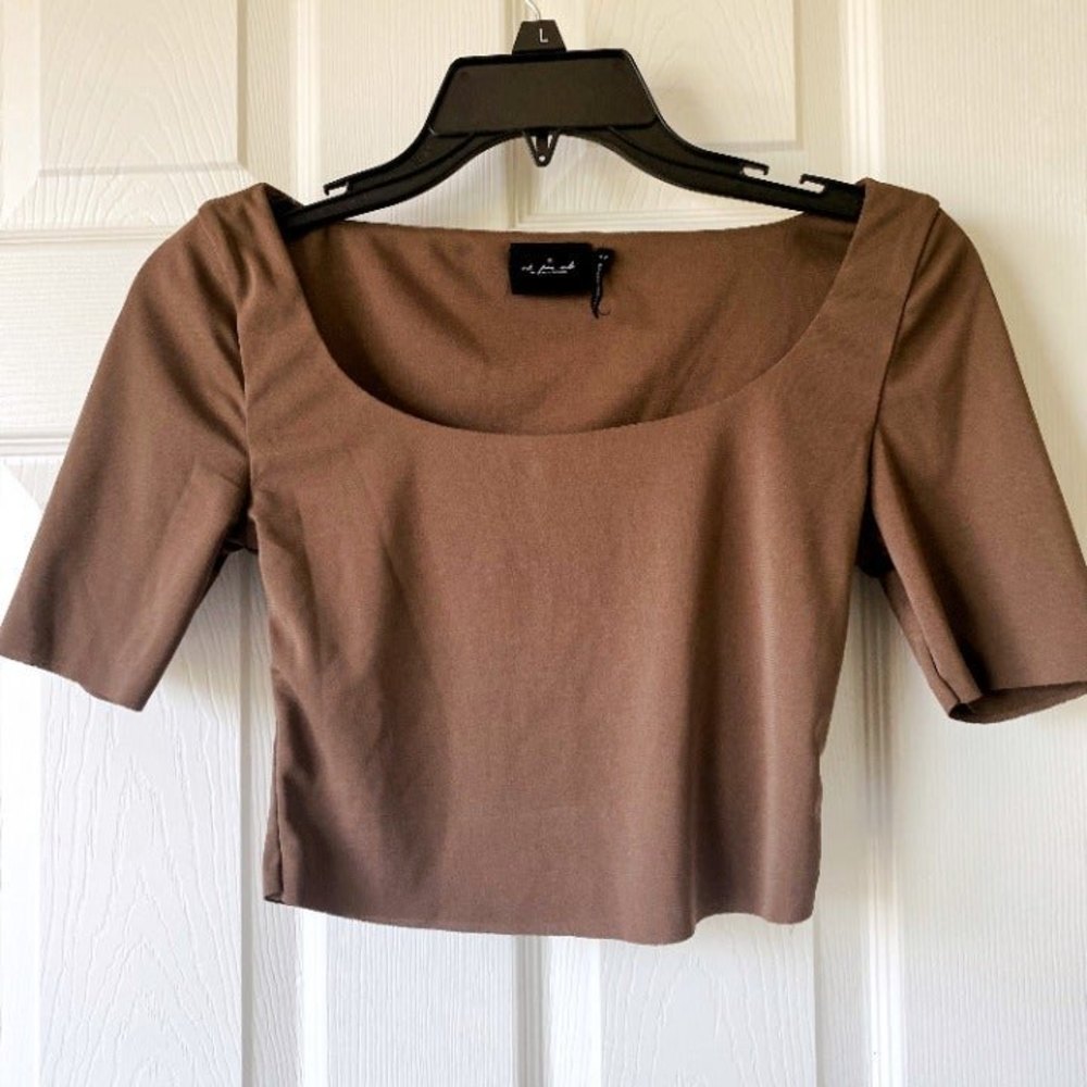 Out from Under Urban Outfitters Brown Crop Top